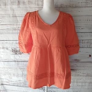 OTT BLOUSE SIZE M  100% cotton  D
